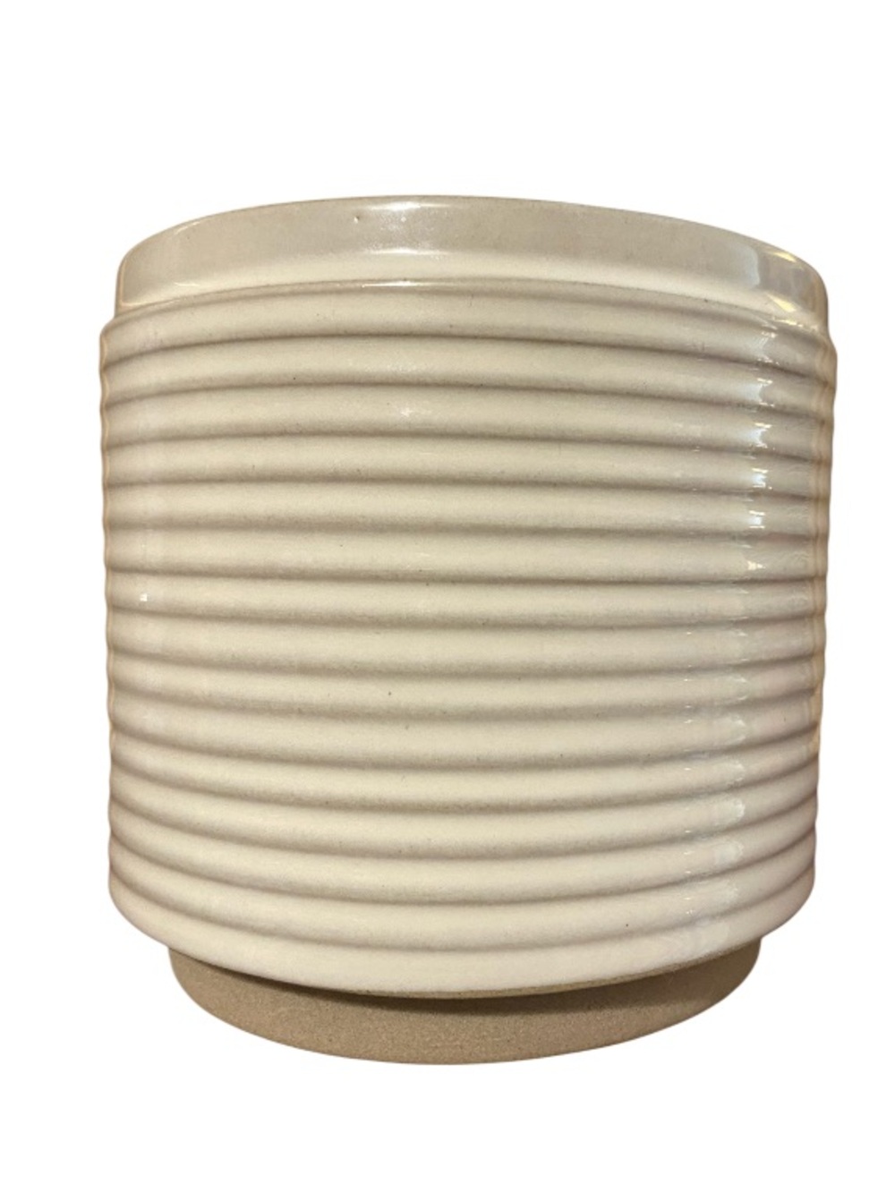 Hearth & Hand Ribbed Ceramic Jar Magnolia Bergamot Soy Candle Double Wick NWT - Picture 2 of 4